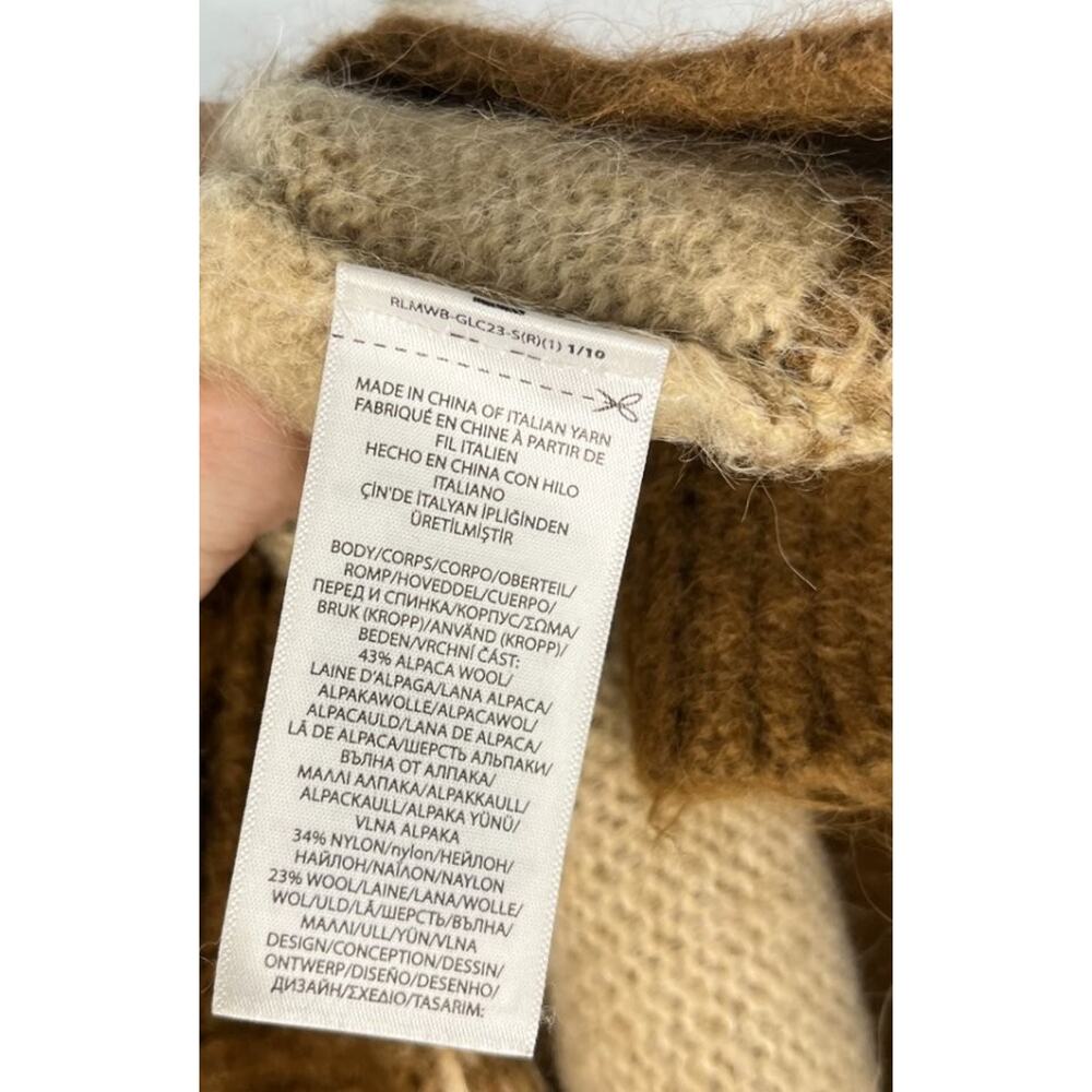POLO RALPH LAUREN Sz XXL Alpaca Blend Fair Isle Intarsia Knit Sweater Vest - Picture 4 of 10